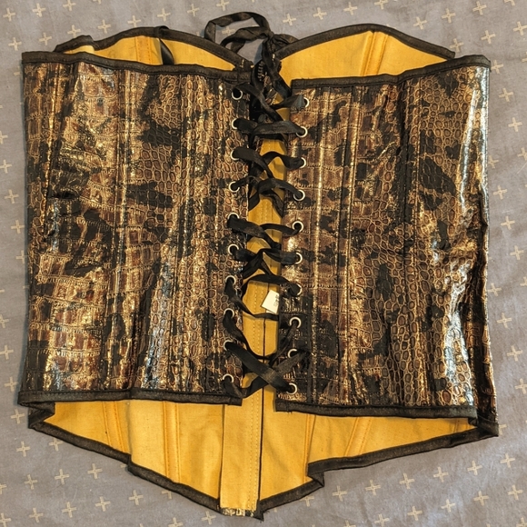 Snakeskin Corset - Picture 2 of 4